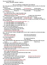 Bài tập Sinh học nâng cao Lớp 12 - Phần 5 Si truyền học (Có đáp án)
